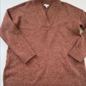 J. Jill Chestnut Knit Sweater
